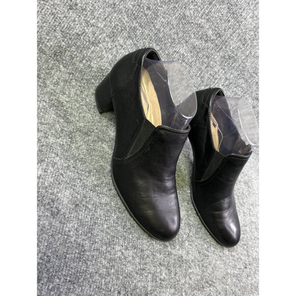 Clark’s woman’s shoes 8 black contoured, comfort heel 2” - Picture 11 of 16